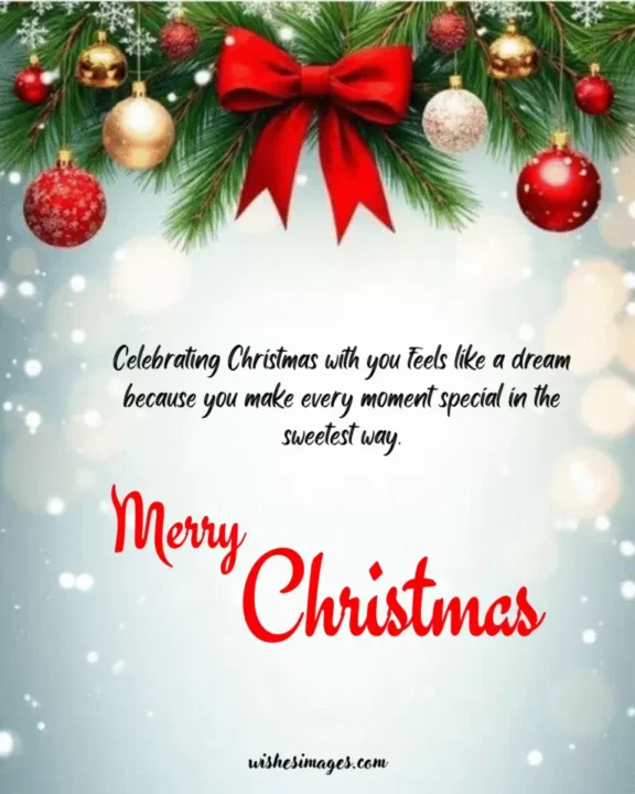 Merry Christmas love wishes for boyfriend