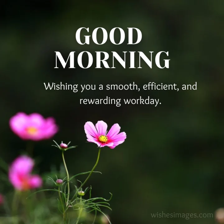 Good Morning wishes images for employee