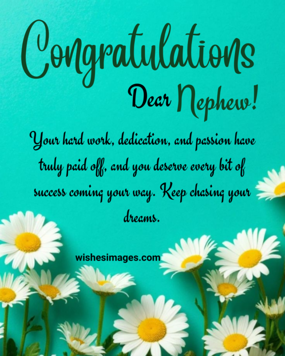 Graduation Wishes for Nephew