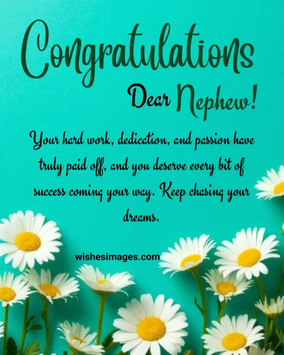 Graduation messages for Nephew