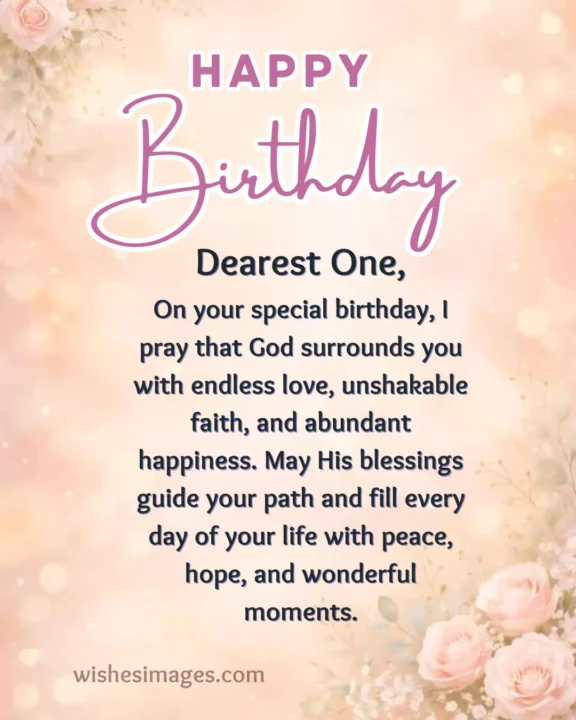Christian birthday blessings and wishes