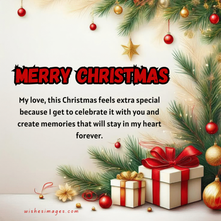 Romantic Christmas Wishes for Boyfriend