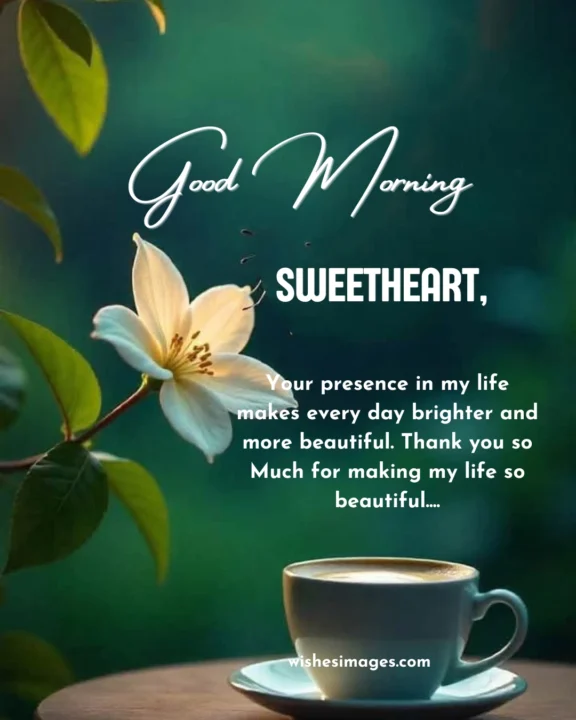 Romantic Good Morning Wishes for Wife