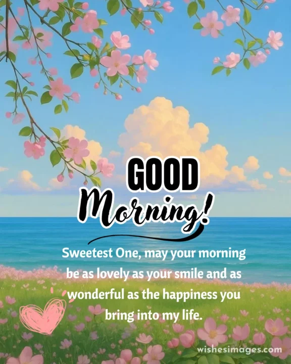 cute good morning wishes for girlfriend