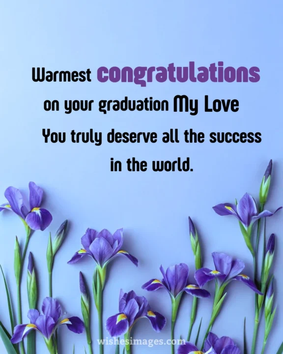 romantic graduation wishes for wife