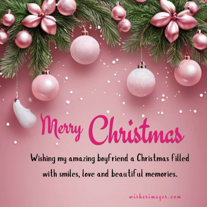 Sweet Christmas Wishes for Boyfriend