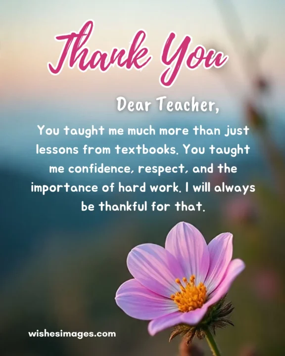 heartfelt thank you messages for teachers