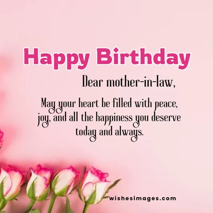 simple Birthday Wishes for Mother-in-Law