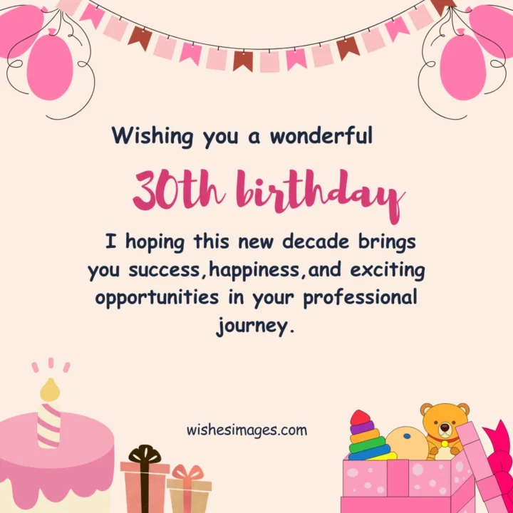 beautiful 30th birthday wishes