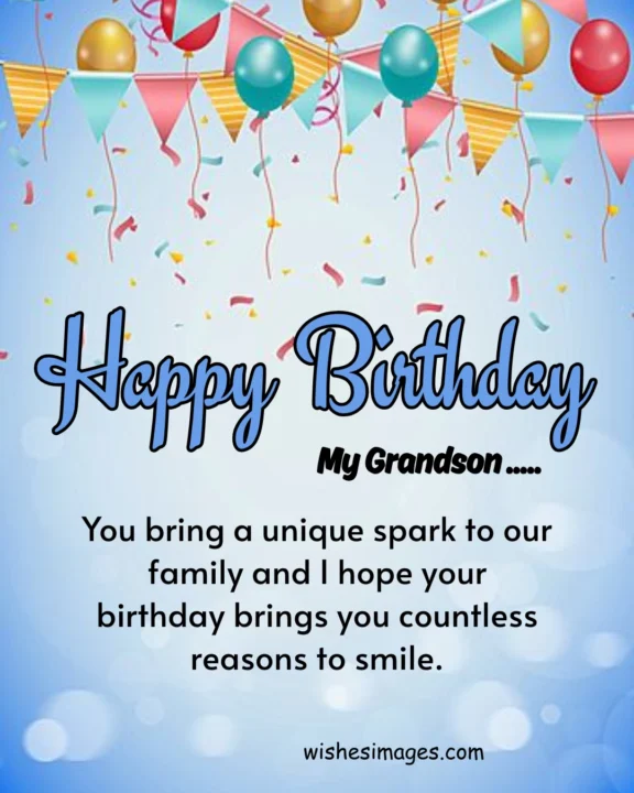 Special Birthday wishes for Grandson