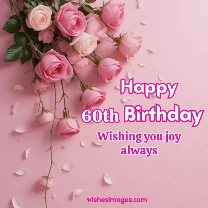 Happy 60th Birthday Wishes for Sister