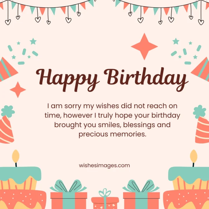 Belated Birthday Wishes for Relatives