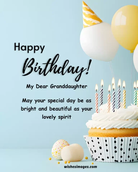 sweet Birthday Wishes images for Granddaughter
