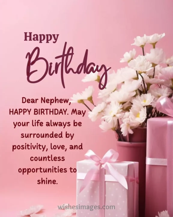 inspirational birthday wishes for nephew