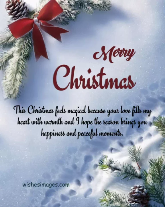sweet Christmas Wishes images for Girlfriend