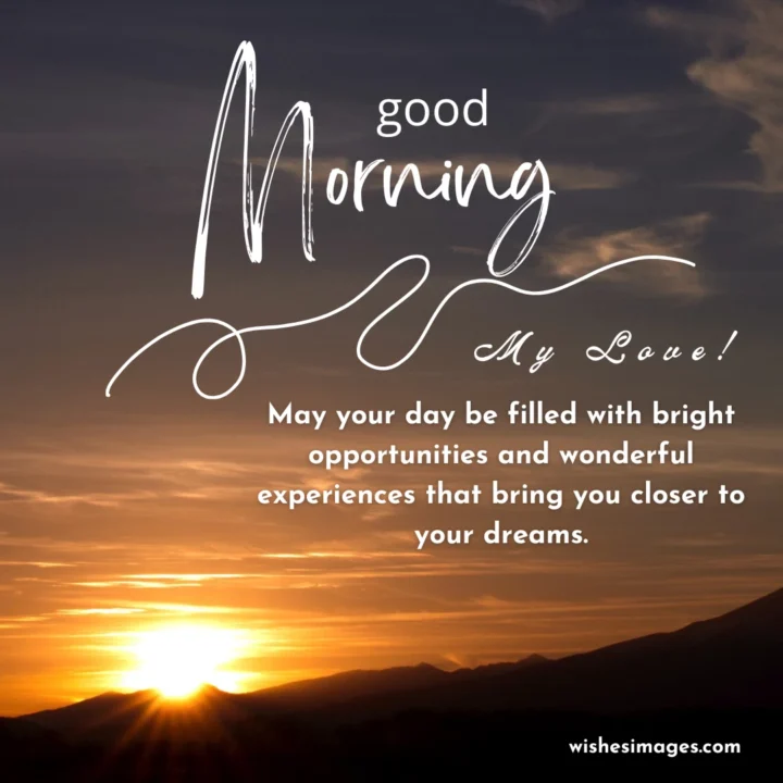 Good Morning wishes for Crush