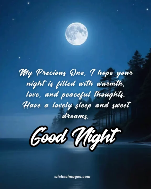 heartfelt night wishes for her