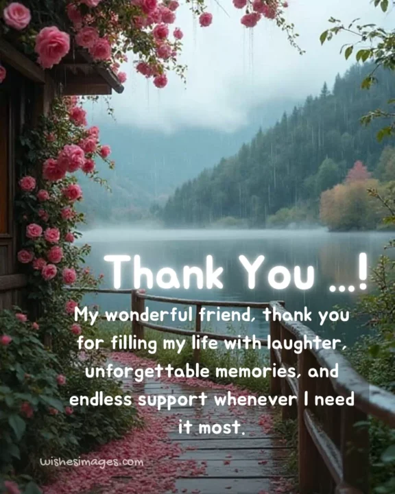 Heart touching thank you message