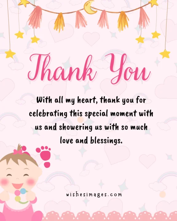 Heartfelt Baby Shower Thank You Messages for Gifts