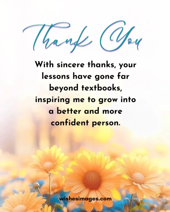 thank you messages for teachers