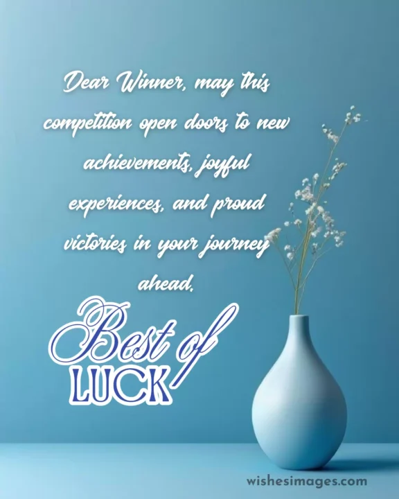 Best of Luck Wishes for Sports