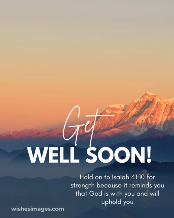 Christian get well soon messages with Bible verses