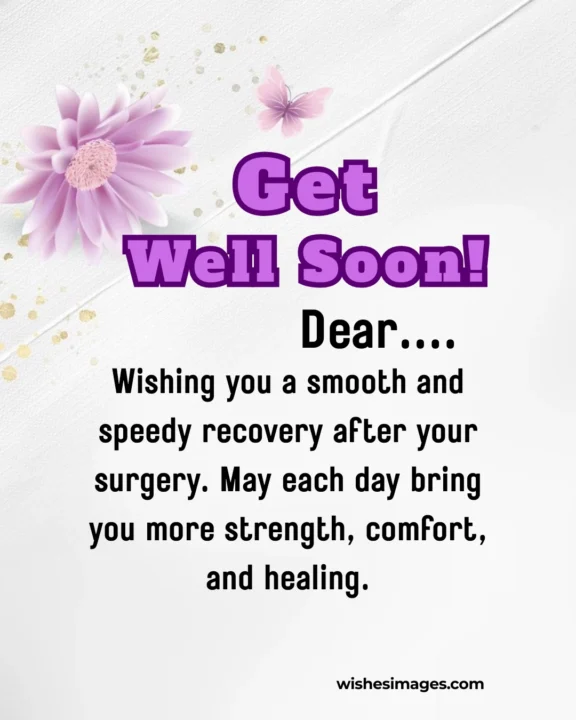 Get Well Soon Messages After Surgery