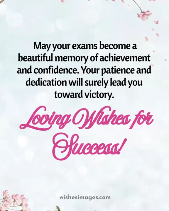 heartfelt exam wishes for students