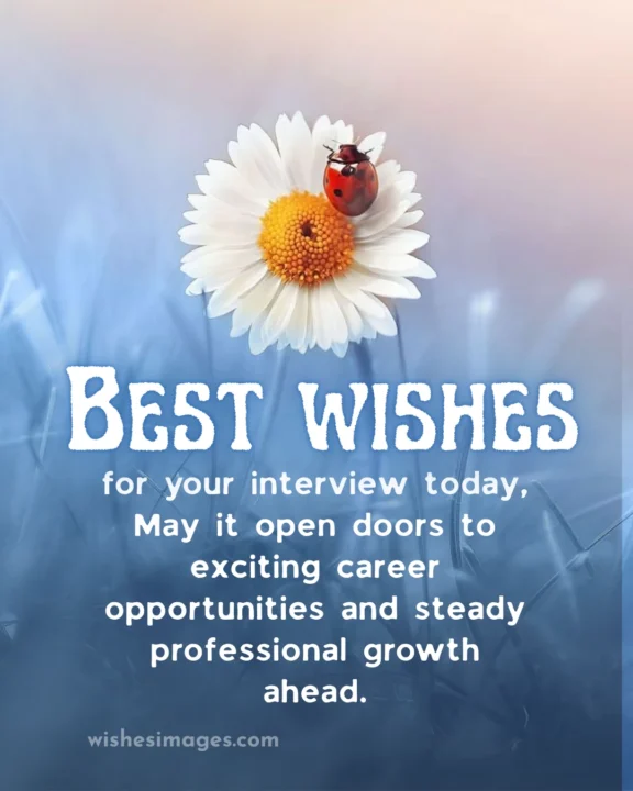 professional interview wishes images