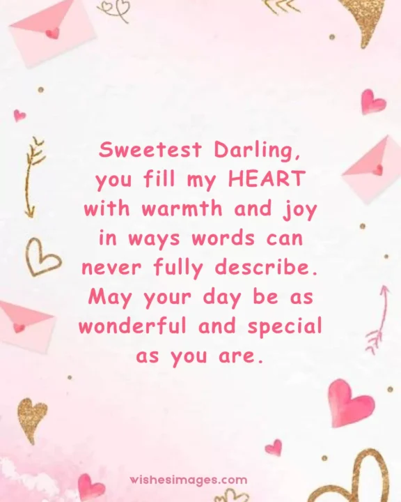 Beautiful romantic messages for her
