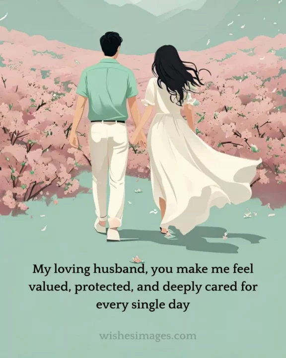 Romantic love messages for husband