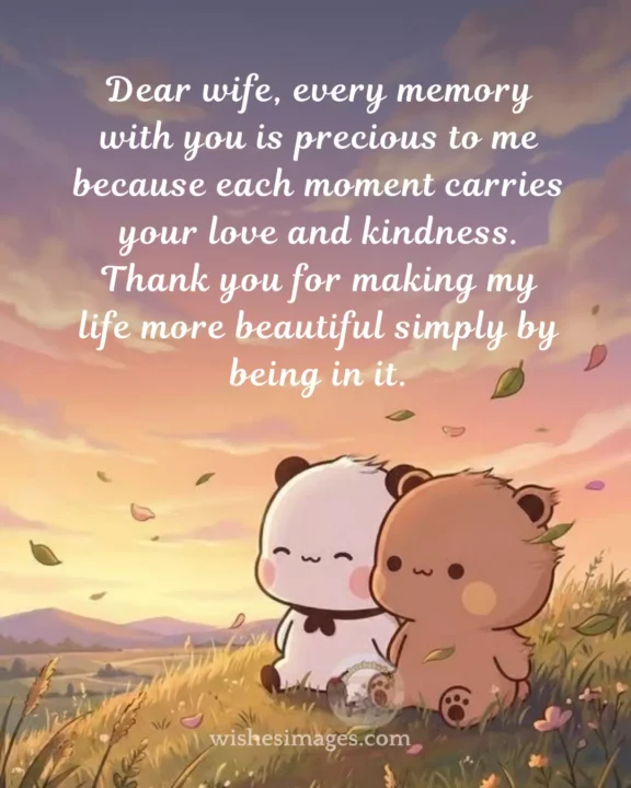 unconditional love message for wife