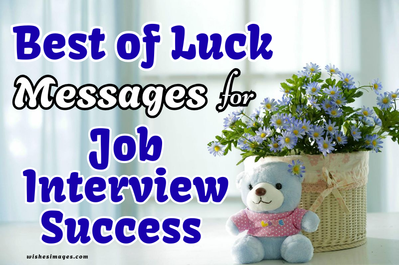 180+ Best of Luck Messages for Job Interview Success – Professional, Short & Motivational Wishes