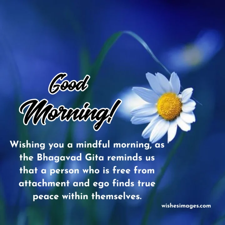Best Bhagavad Gita Quotes for Good Morning Wishes