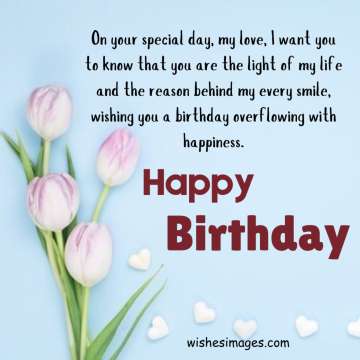 Birthday Love Messages for Wife