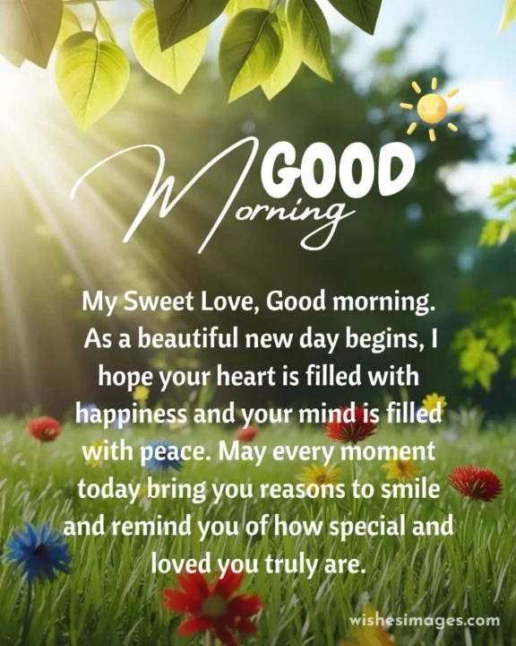 Morning Love Wishes for Girlfriend