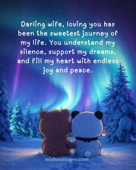 romantic love message for wife
