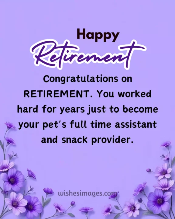hilarious retirement messages