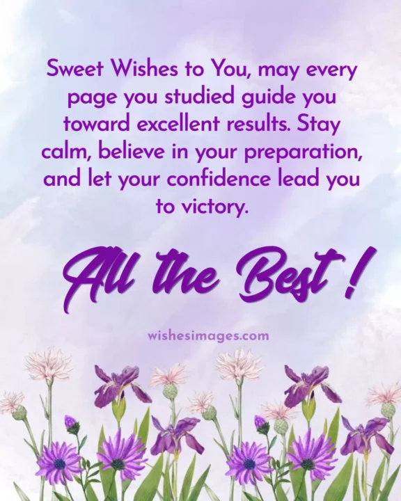 Heartfelt Exam Wishes from Parents
