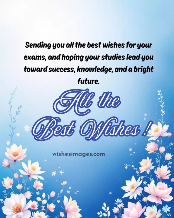 Good Luck Wishes images for Exams