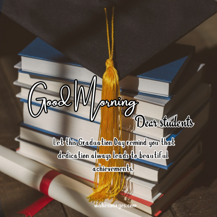 Good Morning Messages for Students on Graduation Day