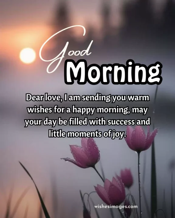 heart touching good morning wishes for him image