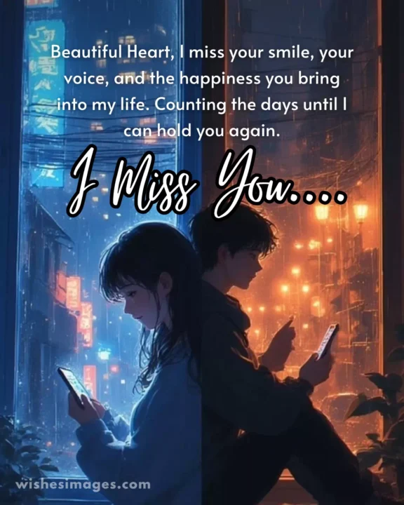 Sweet Long Distance Love Wishes