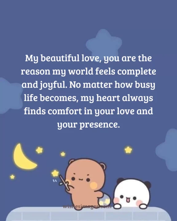 romantic love message for wife