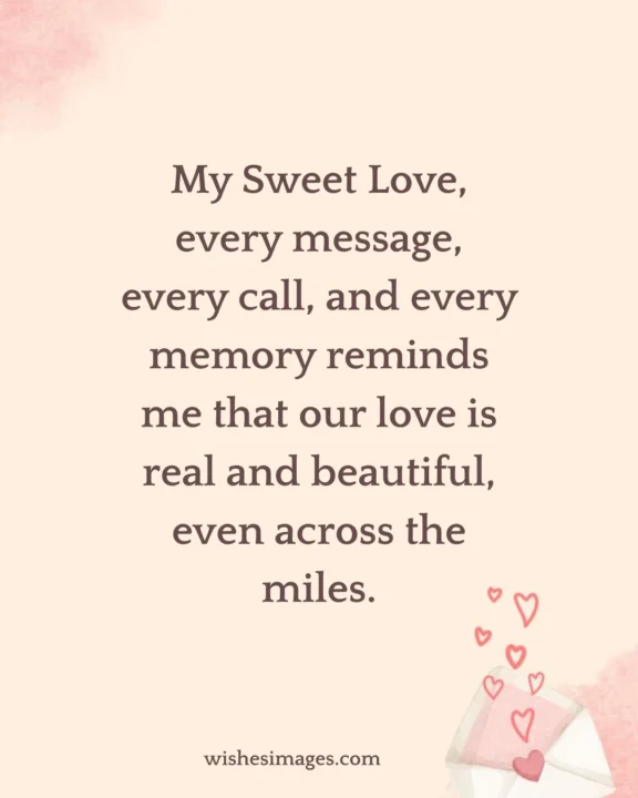 Love Messages for Long Distance Couples
