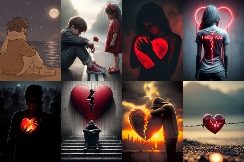 150+ Heart Touching Sad WhatsApp DP Images for Broken Heart