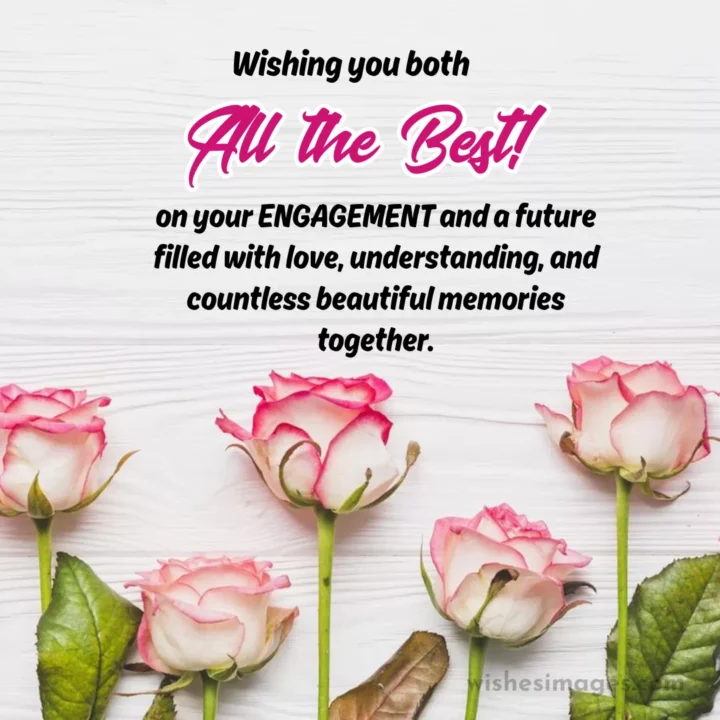 Sweet All the Best Engagement Wishes