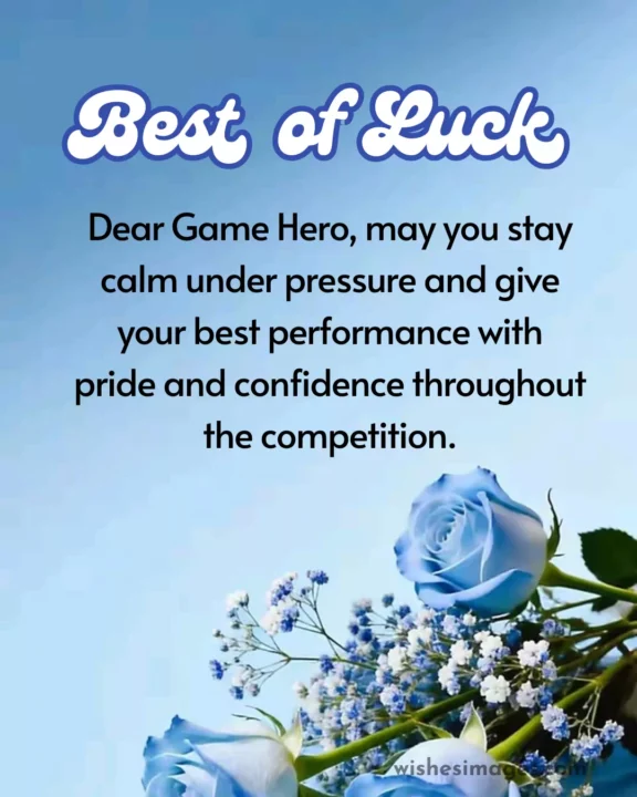 Best of Luck Wishes for Sports Teams