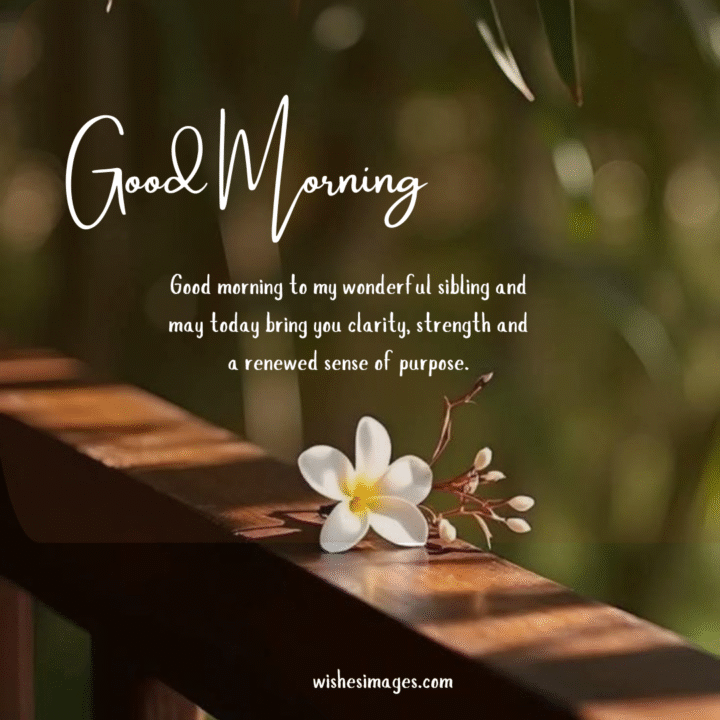 Inspirational Good Morning Quotes for Siblings