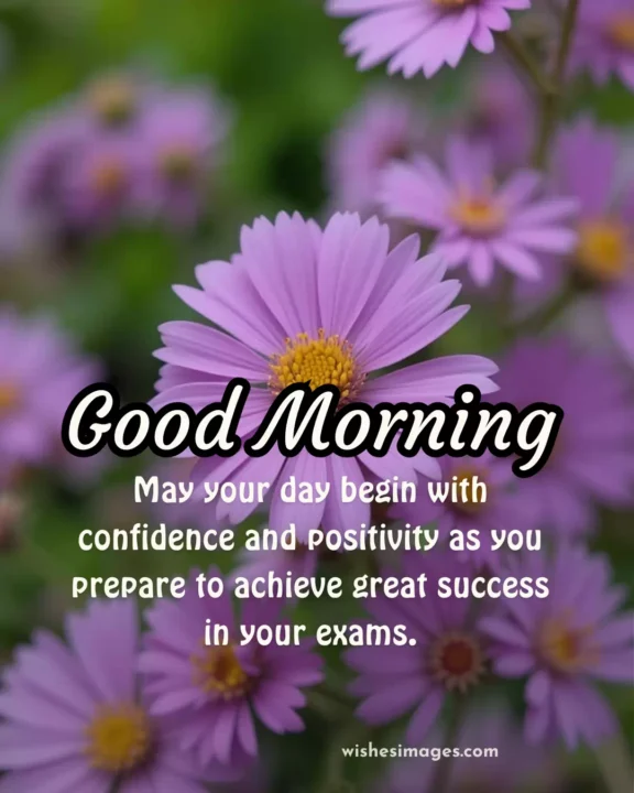 Good Morning Wishes for Exam Success